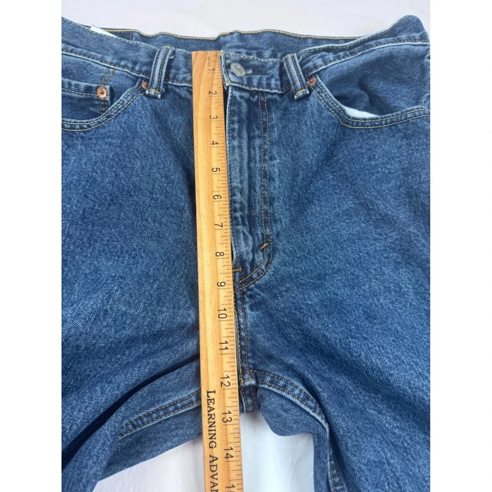 Levis 560 Loose Fit Mens Jeans Blue Denim 34x32 Medium Wash Cotton